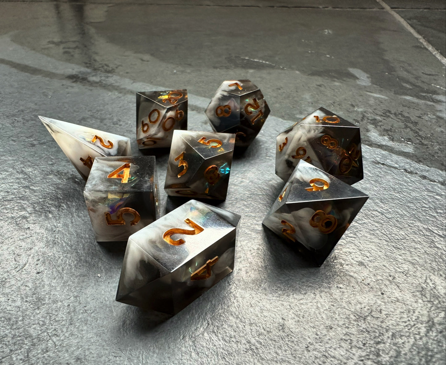 Shadow Pearl Dice set